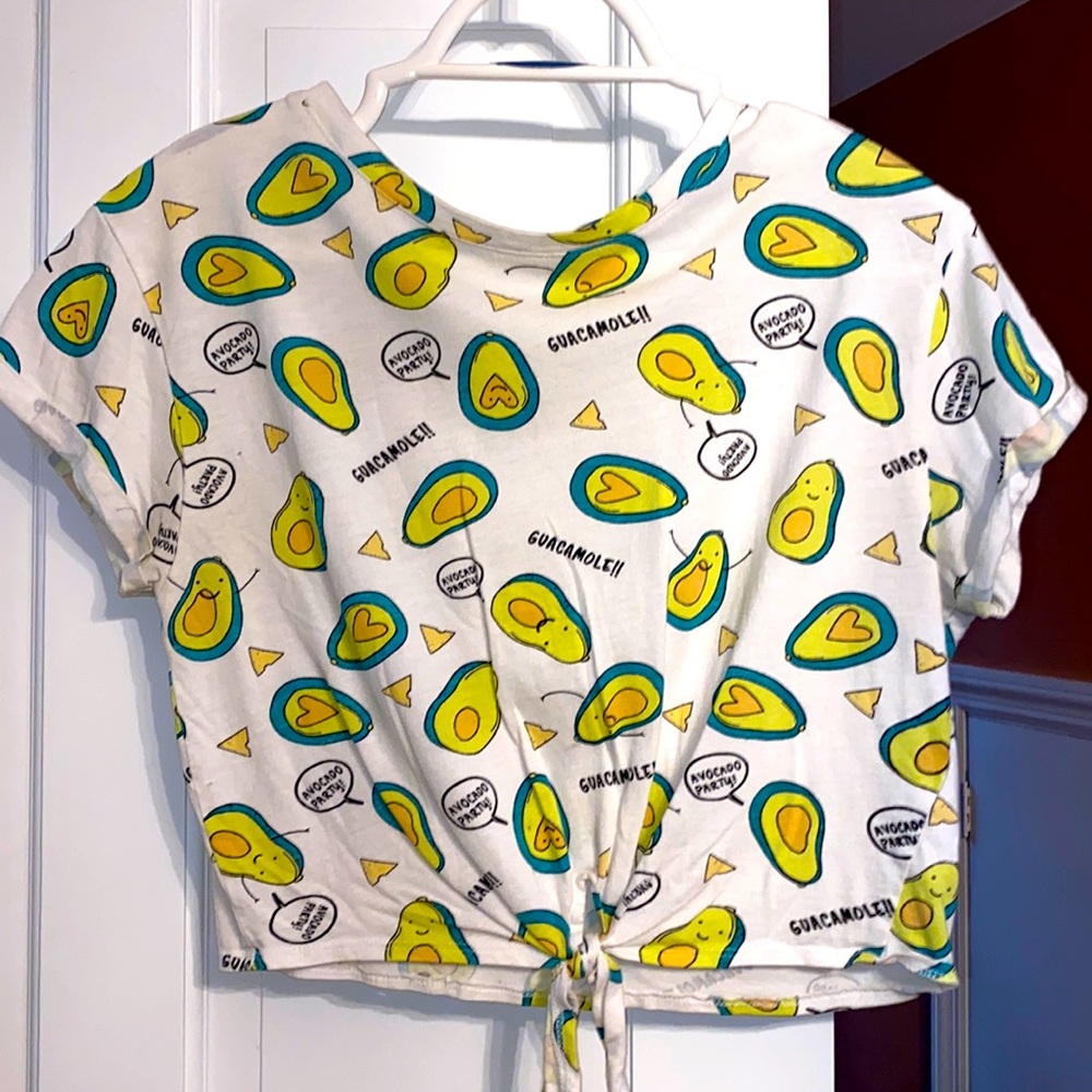 Bershka avocado (long) crop top